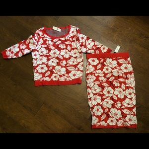 New York and Company skirt set